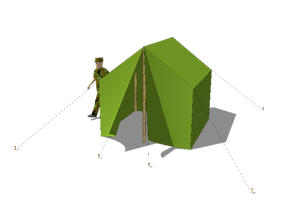 帐篷 (113)SU模型