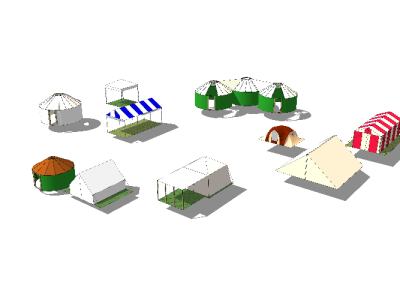 帐篷 (25)SU模型