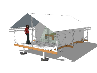 帐篷 (49)SU模型