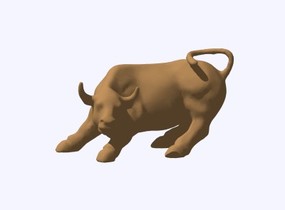 牛雕塑 (7)SU模型