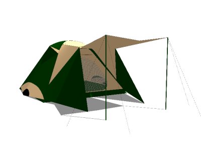 帐篷 (74)SU模型