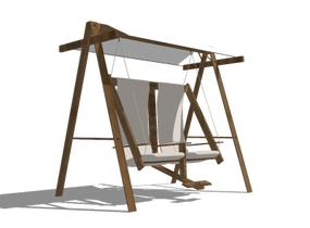 秋千吊椅 (1)SU模型
