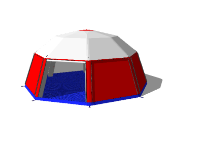 帐篷 (8)SU模型