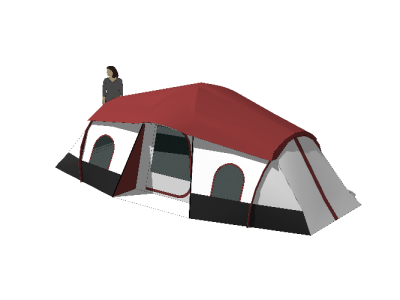 帐篷 (100)SU模型
