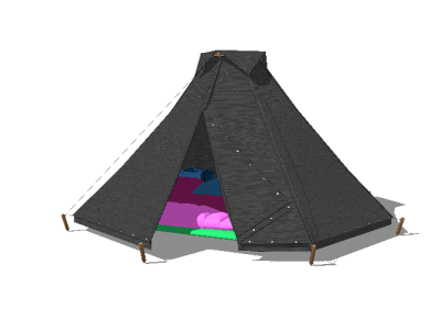 帐篷 (60)SU模型