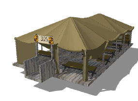 帐篷 (63)SU模型