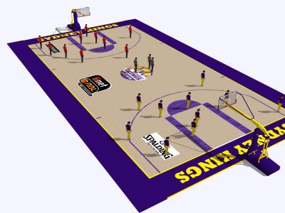篮球场2SU模型