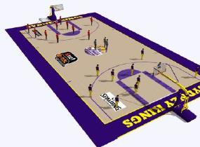 篮球场2SU模型