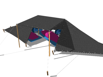 帐篷 (120)SU模型