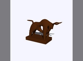 牛雕塑 (16)SU模型