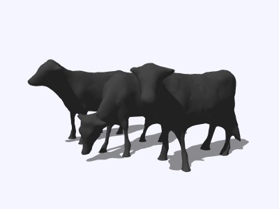 牛雕塑 (28)SU模型