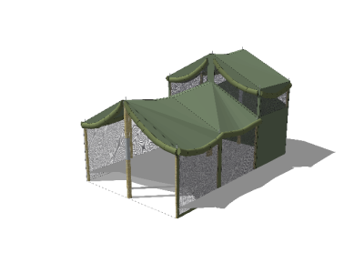 帐篷 (9)SU模型