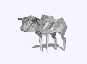 牛雕塑 (2)SU模型