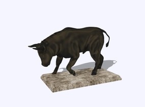 牛雕塑 (22)SU模型