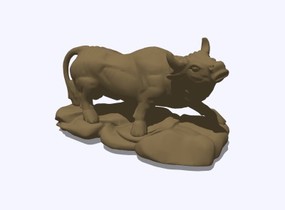 牛雕塑 (26)SU模型