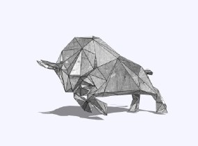 牛雕塑 (3)SU模型