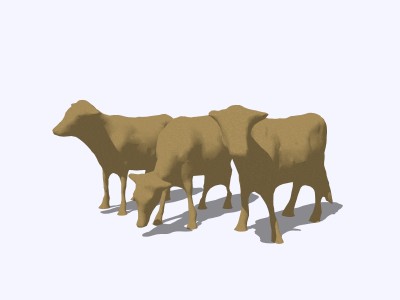 牛雕塑 (29)SU模型