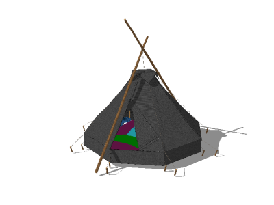 帐篷 (121)SU模型