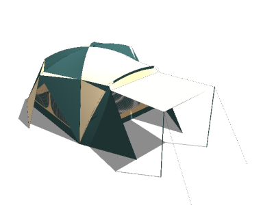 帐篷 (10)SU模型
