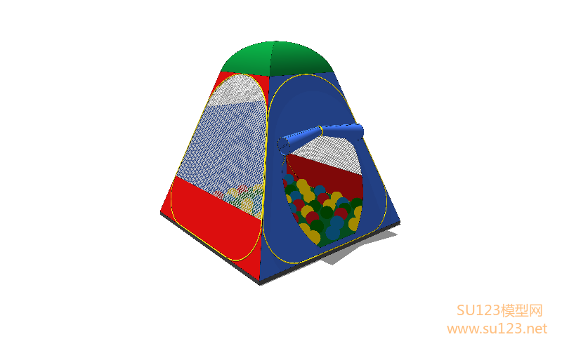 帐篷 (6)SU模型