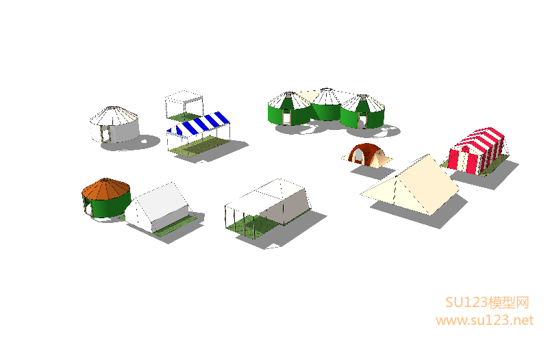 帐篷 (25)SU模型