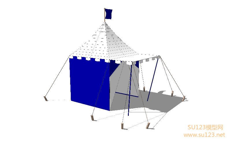 帐篷 (45)SU模型