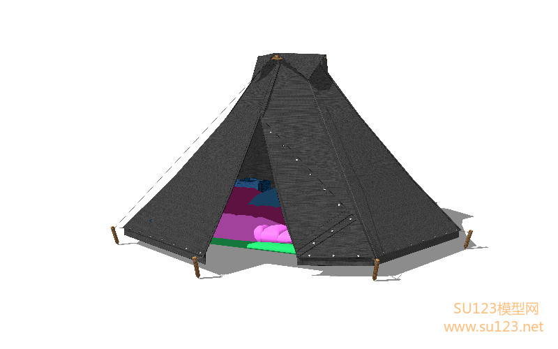 帐篷 (60)SU模型