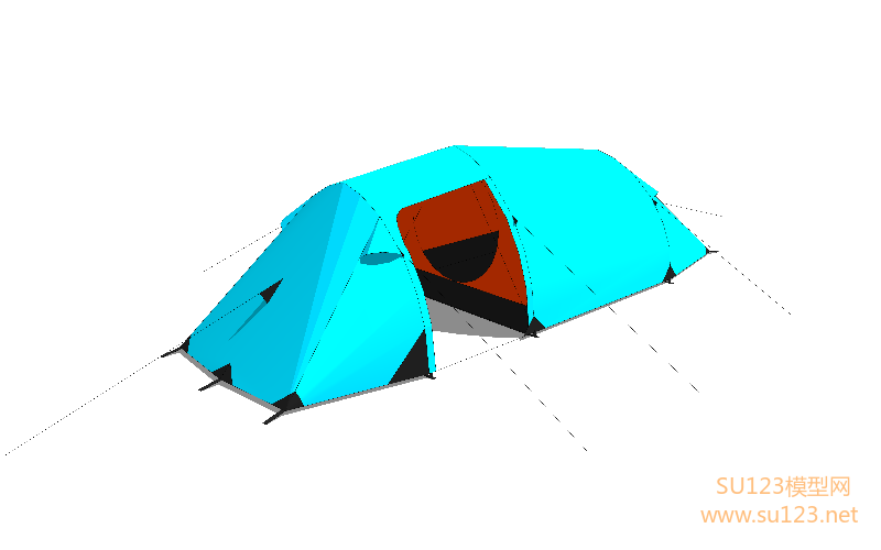 帐篷 (37)SU模型