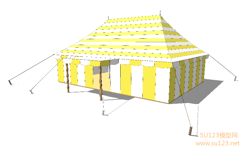帐篷 (48)SU模型