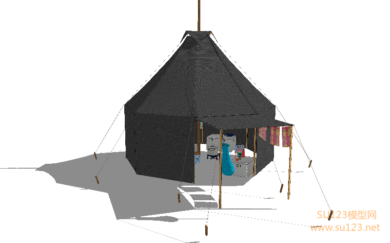 帐篷 (59)SU模型