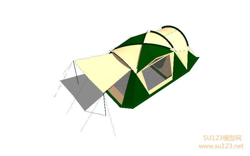 帐篷 (12)SU模型