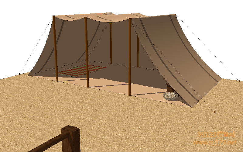 帐篷 (52)SU模型