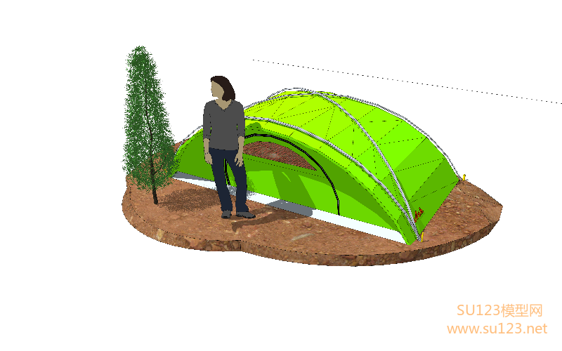 帐篷 (92)SU模型